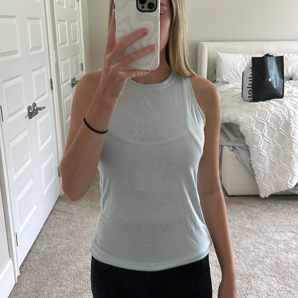 Light Blue Athleta Tank Top
